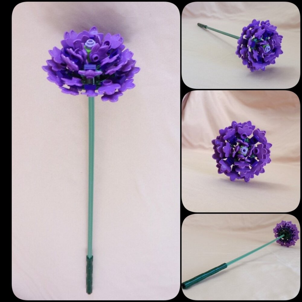LEGO Botanical Flowers - 1pcs Aster Purple - Individual Sale-10280 Fast Ship